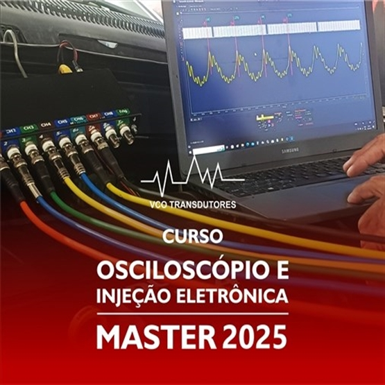 OSCILOSCÓPIO E INJEÇÃO ELETRÔNICA MASTER 2025